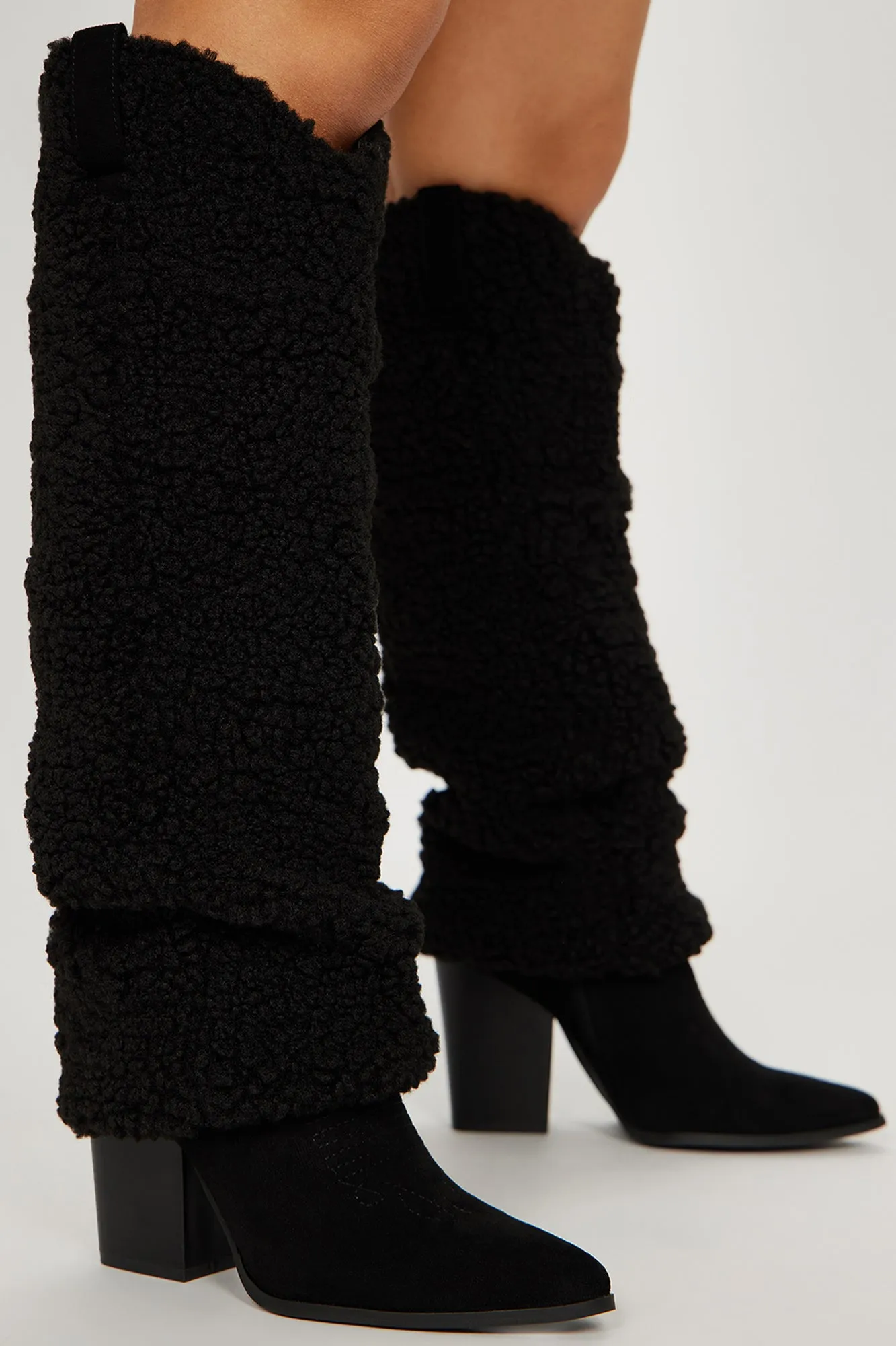 A Keeper Knee High Boots - Black