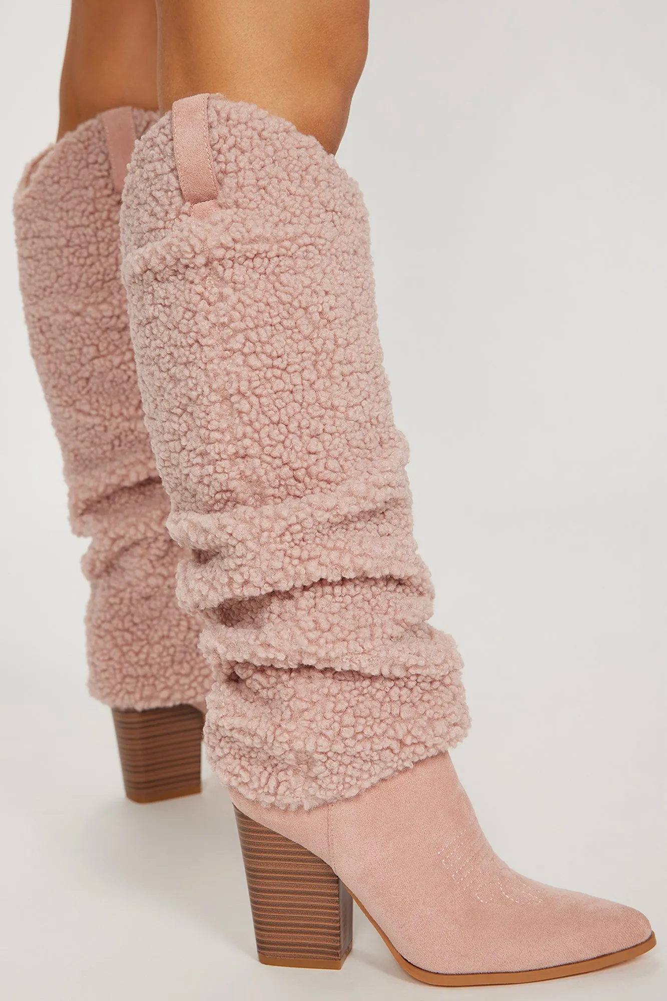 A Keeper Knee High Boots - Pink