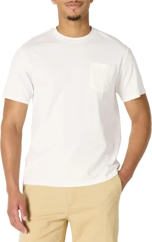 Amazon Essentials Men's Relaxed-Fit Heavyweight Cotton Pocket T-Shirt