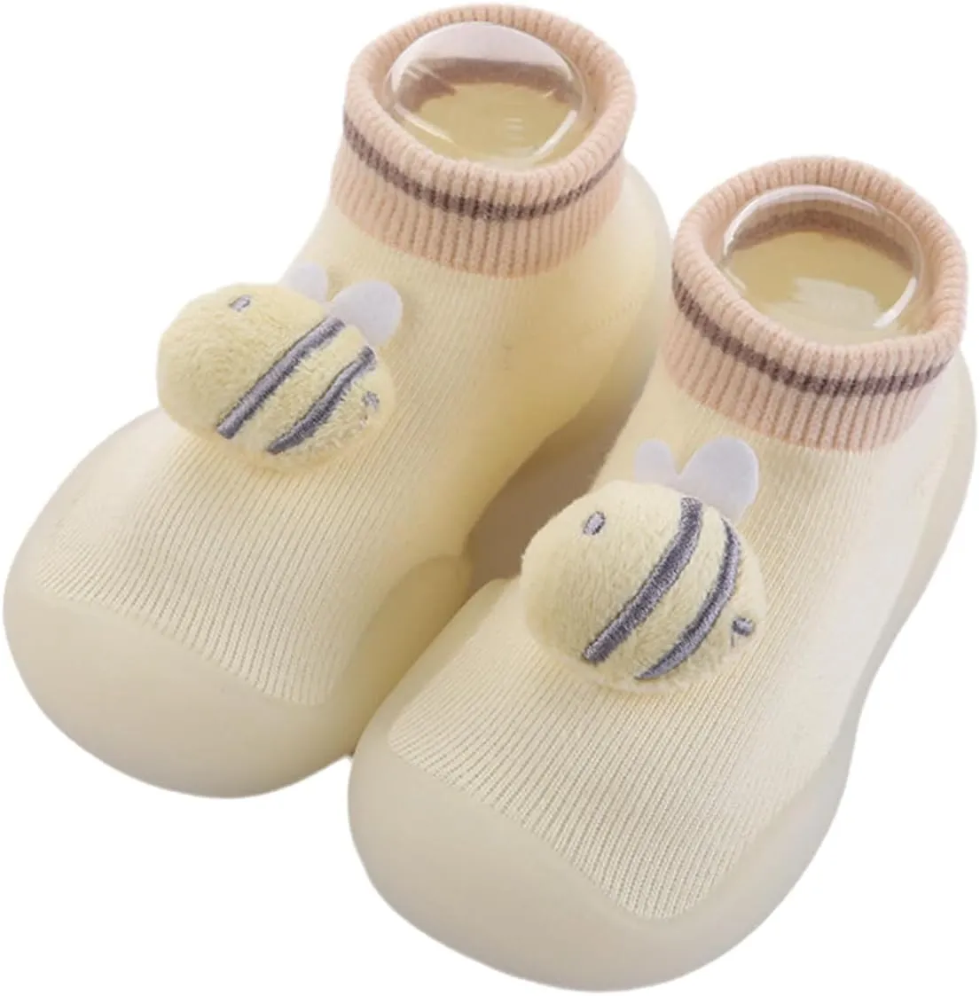 Baby Sock Shoes Boys Girls First Walking Shoes Non Slip Lightweight Toddler Infant Indoor Outdoor