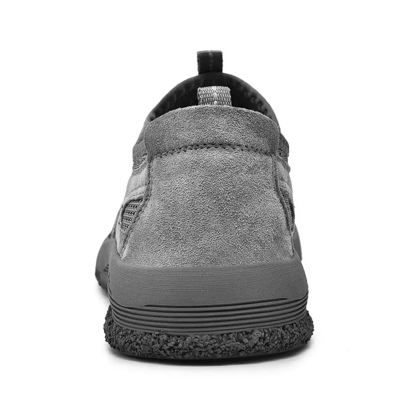 Breathable Leather Hiking Sneakers with Adjustable Lace - SF1853