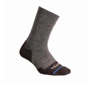 FITS F1001 Medium Hiker Crew Sock (Unisex) - Brown