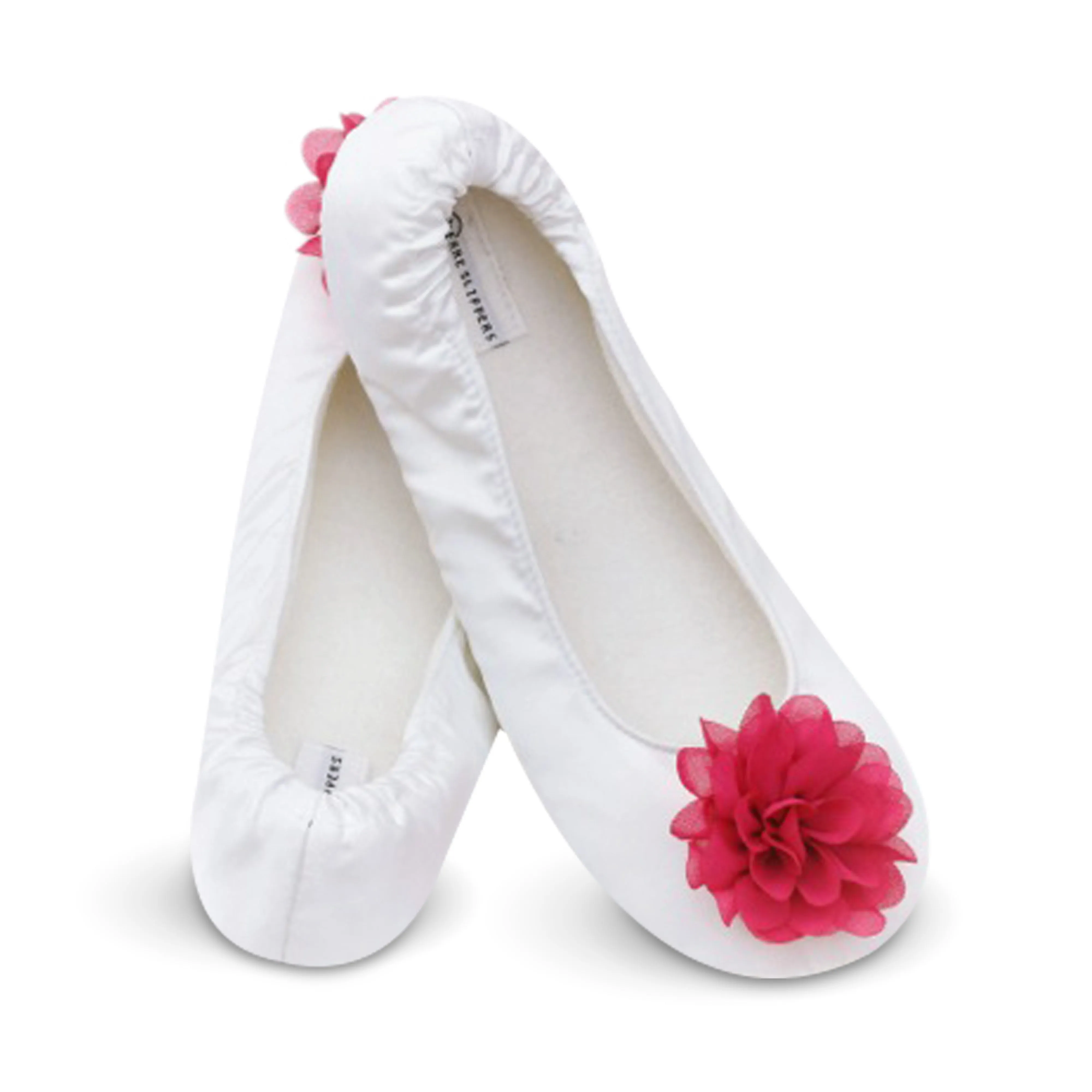 Joyful Fuchsia  Bridesmaid Slippers
