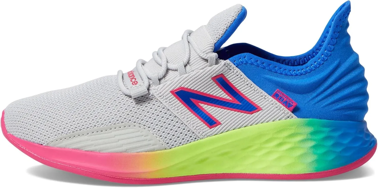New Balance Kid's Fresh Foam Roav V1 Lace-up Running Shoe, Black, 7