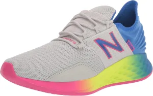 New Balance Kid's Fresh Foam Roav V1 Lace-up Running Shoe, Black, 7