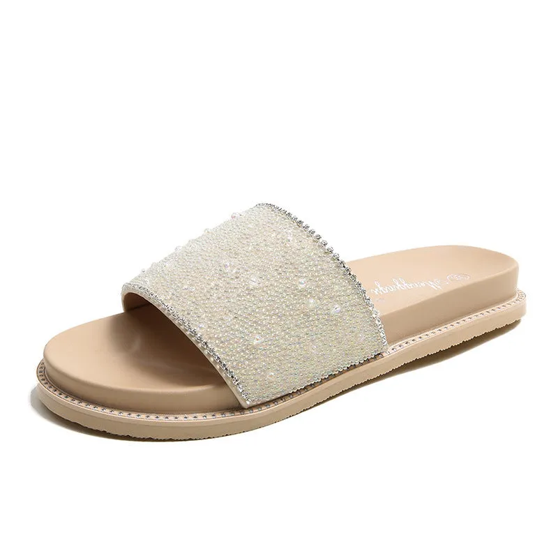 Owlkay Glitter Fashion Bling Slippers