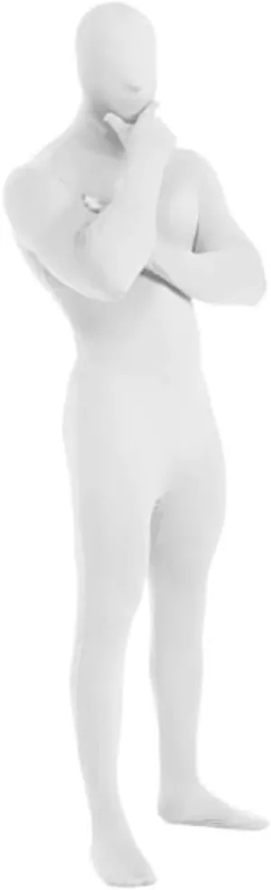 Rubie's Second Skin White Adult Costume