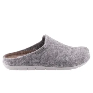 Shepherd of Sweden Annsofie Wool Slippers in Grey