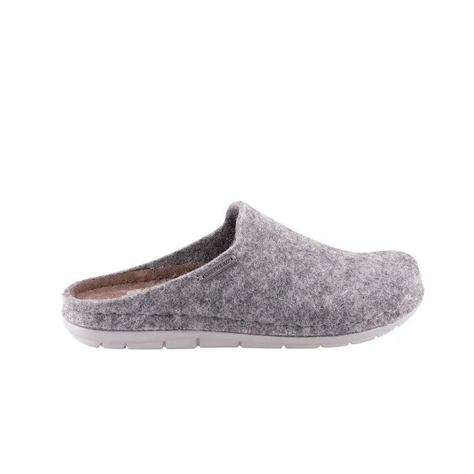 Shepherd of Sweden Annsofie Wool Slippers in Grey