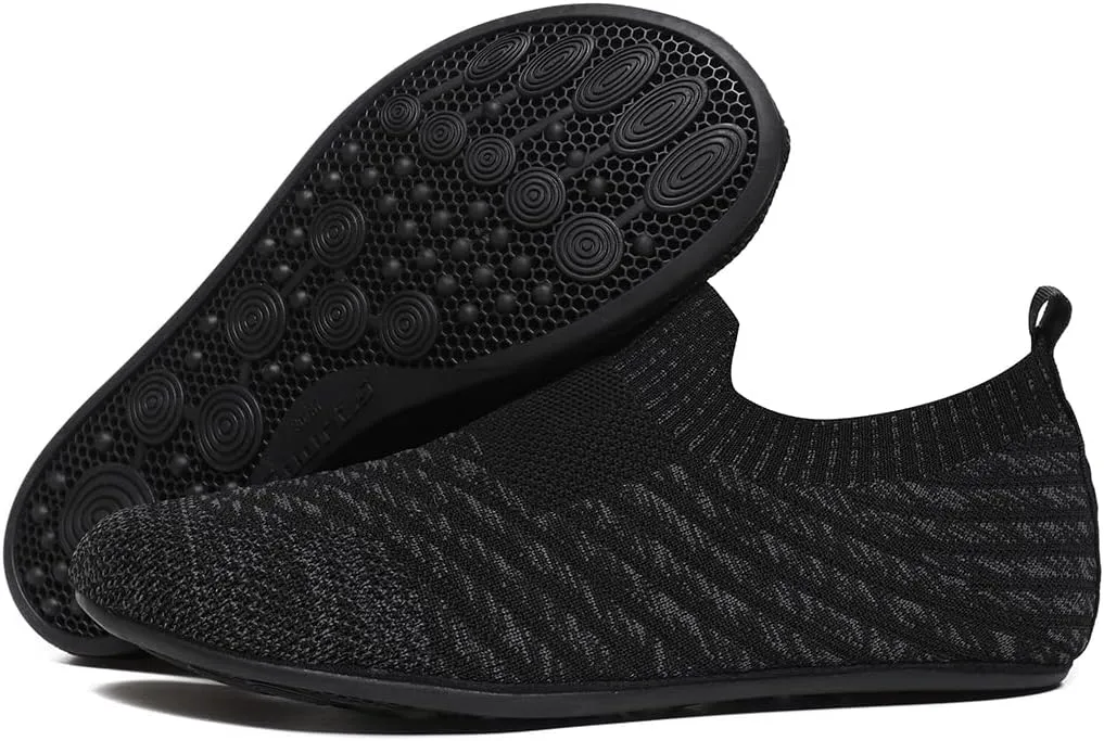 SLEVEL Lightweight Non Slip Travel Indoor Grip House Slipper Socks Unisex Adult Around The House Floor Home Shoes for Women Men