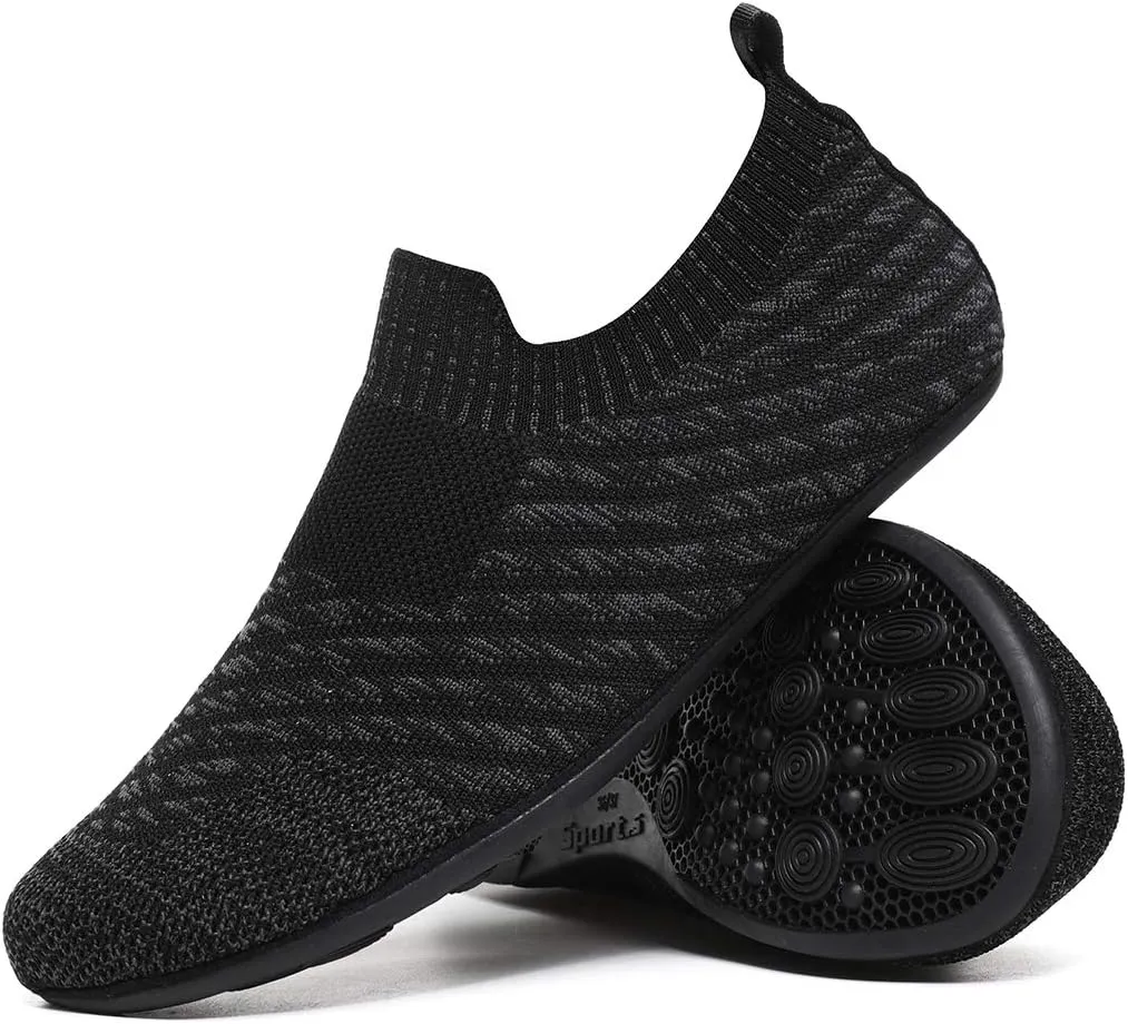 SLEVEL Lightweight Non Slip Travel Indoor Grip House Slipper Socks Unisex Adult Around The House Floor Home Shoes for Women Men