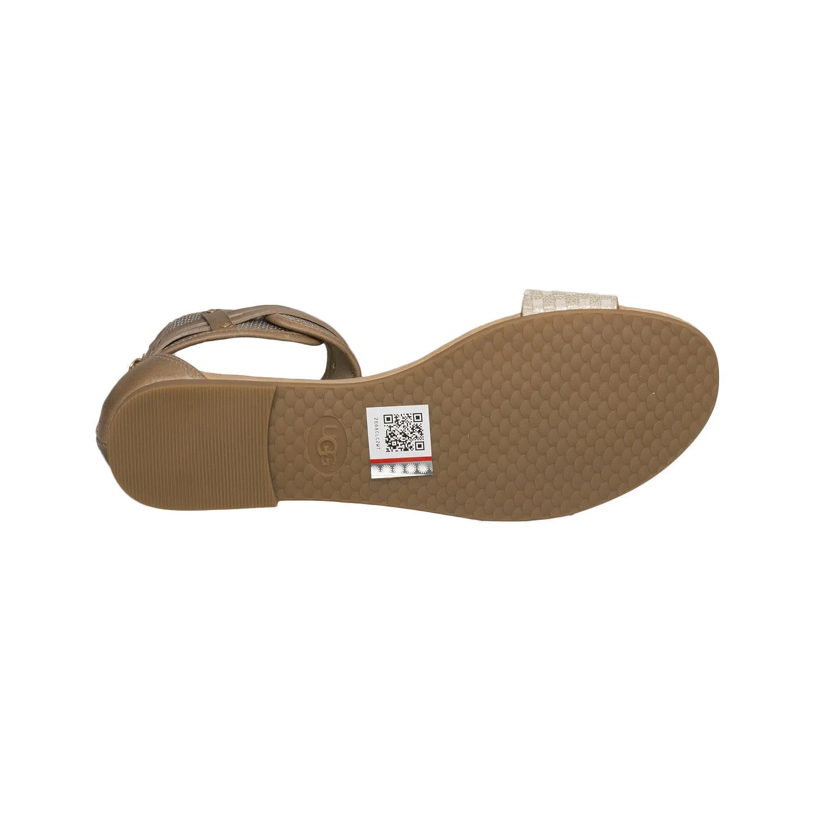 UGG Savana Metallic Soft Gold Sandals