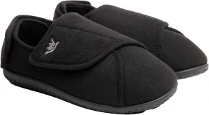 Women's Wide, Extra Wide 80-D Memory Foam Diabetic Slipper with Adjustable Closure Anti Slip Sole, Warm Plush Fleece Arthritis Edema Swollen Diabetic House Shoes